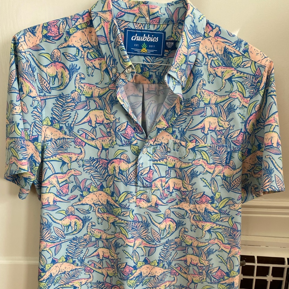 Men’s Chubbies Medium short sleeve patterned shirt